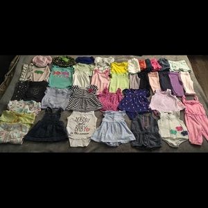 45 pc 6-9m baby girl clothes lot